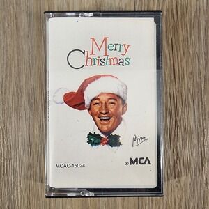 Bing Crosby Merry Christmas Cassette Tape MCA Records MCAC 15024 Vintage